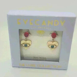 NWOT EyeCandy Evil Eye Earrings